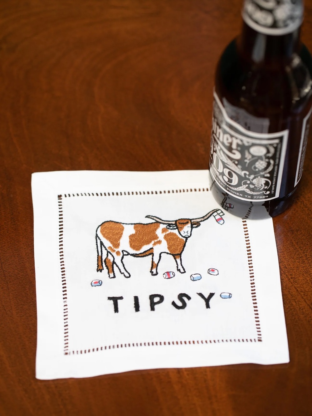 August Morgan Tipsy Cocktail Napkins (Set of 4)